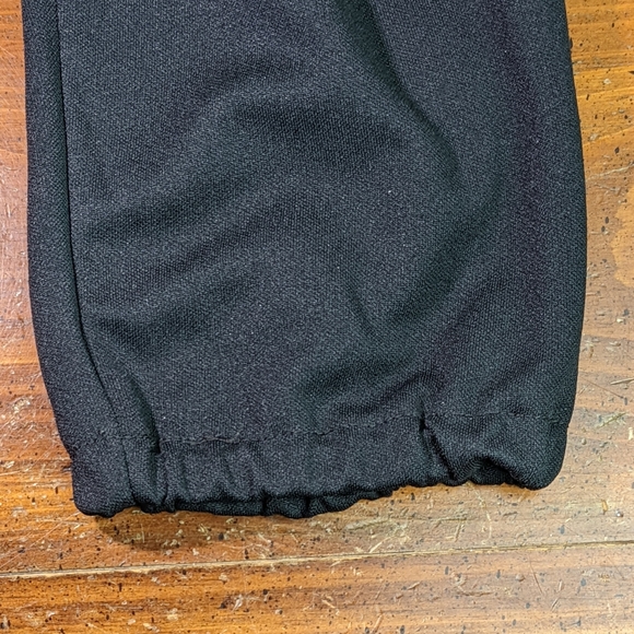 Vintage Bike Brand Stretch Joggers Workout Black Stretch Pants Size XL - Picture 4 of 9